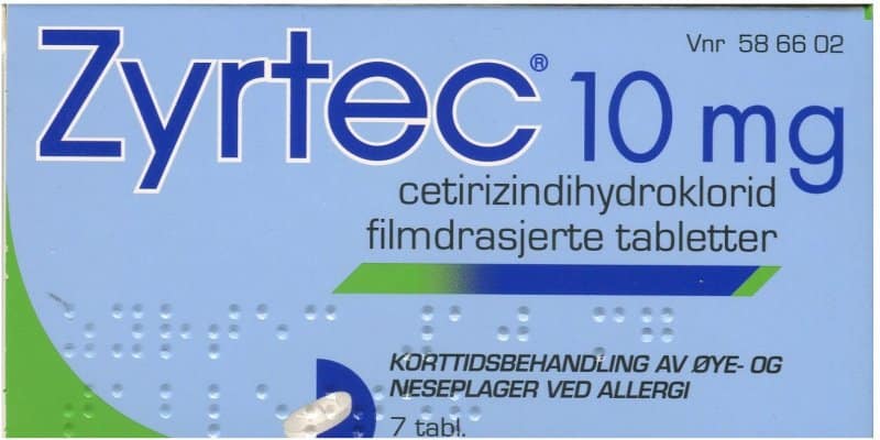 Zyrtec bivirkninger